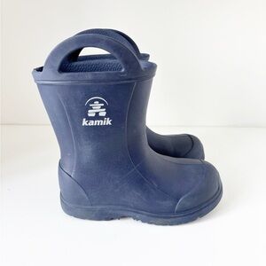 Kamik Kids Dark Blue Rain Boots